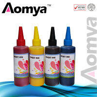 2022Aomya 4สีหมึกเติมชุด4X100ml เป็นกลุ่มหมึกสำหรับ Canon ทุกชุดเม็ดสีตามกันน้ำและ CISS หมึก B C M Y