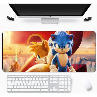 Cartoon Hedgehog Print Rubber Gaming Mouse Pad Anti-Slip Fit Computer Laptop (20cmx25cm 30cmx60cm 40cmx70cm 40cmx80cm 40cmx90cm) Personalized Multifunctional Mat
