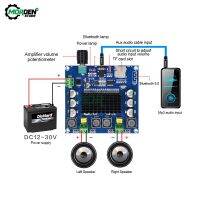 เครื่องขยายสัญญาณเสียงสเตอริโอบอร์ดขยายกำลังเสียงระบบดิจิตอล0W 100w10 Tda7498บลูทูธไร้สายแบบ Xh-A105