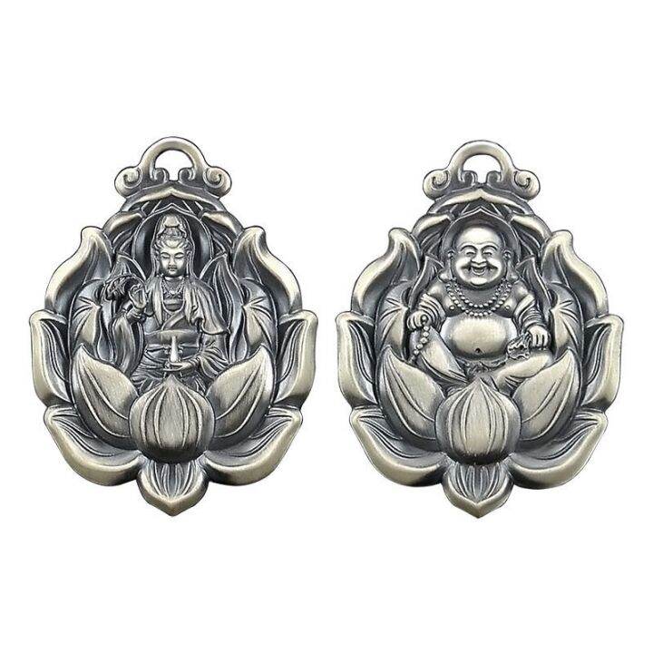 new-design-guanyin-pendant-men-and-women-necklaces-amulet-bodhisattva-maitreya-buddhist-jewelry-safe-jewelry-accessories