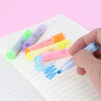 6pcsset Creative Capacity Fluorescent Pen Mark 6 Color Pen Graffiti Creative Stationery Markers Refill Highlight Pas Drawing