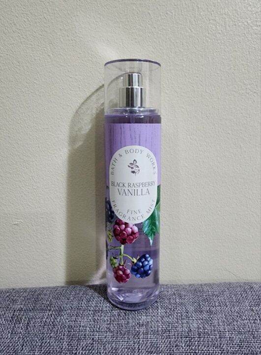 Bath and body works black raspberry vanilla fine fragrance mist 236ml