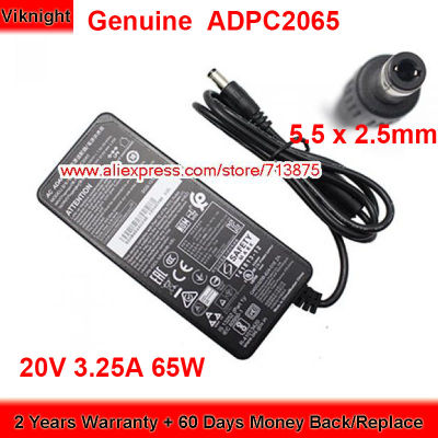 Genuine ADPC2065 65W Charger 20V 3.25A AC Adapter for Aoc 280LM00004 AG322FCX 315LM00019 U2879VF E2272PWUTBS Power Supply