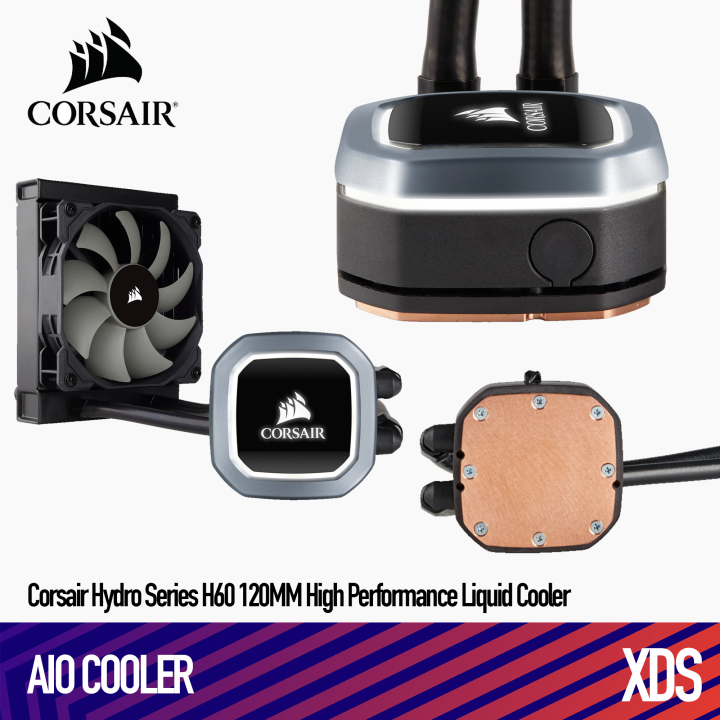Corsair Hydro Series H60 120mm High Performance Liquid CPU Cooler ...