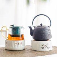 ◊ Candle tea stove warmer fruit flower set glass teapot teacup Japanese-style thermal insulation heating base