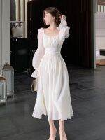 【YF】 Spring Summer New Women Elegant Midi Dresses Party Holiday Backless Prom Mixi Clothes Vestidos Robe