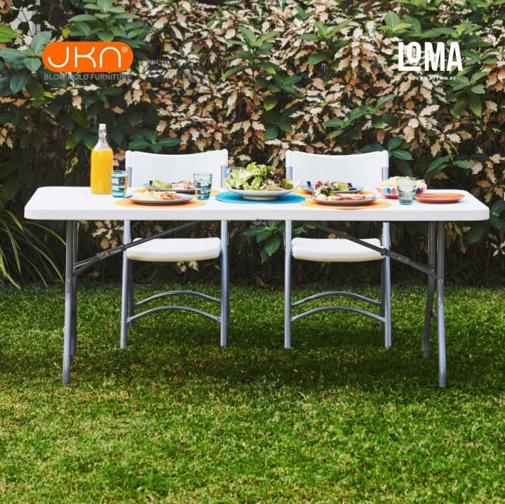 loma-โต๊ะพับ-jkn-รุ่น-t-180b-ตำหนิโต๊ะบุบ
