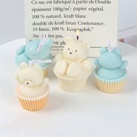 Childrens Birthday Candles Cartoon Little Bear Scented Candle Creative Cute Aromatherapy Handmade Candle Cake Decor Candle