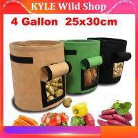 KYLE Wild Shop 4 Gallon Plant Grow Bags Potato Pot Greenhouse Vegetable Moisturizing Vertical Garden Tools