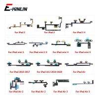 ปุ่มเปิดปิดริบบิ้นสายเคเบิลงอได้สวิตช์ปุ่มคีย์ระดับเสียงใช้ได้กับ IPa 5 6 7 8 Air Mini 1 2 3 4 5 10.2นิ้ว2017 2018 2019ชิ้นส่วนซ่อม2020
