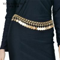 hot【DT】 Bohemia Luxury Chain Belts Waistbands All-match Waist Coin Pendant Belly Jewelry