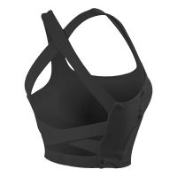 SHINBENE CROSS Anti-Sweat Athletic Training Yoga Sport Bras Crop Top Women Buttery-Soft Push Up Padded Gym Fitness Workout Bras