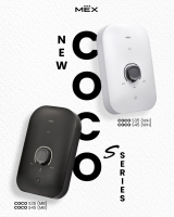 เครื่องทำน้ำอุ่น MEX  3500วัตต์  หม้อต้มทองแดง รุ่น COCO S35 / 4500วัตต์ รุ่น COCO S45 รับประกันศูนย์อะไหล่ 2ปี หม้อต้ม 5ปี