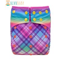 ALVABABY Eye-Bird Mesh Inner Cloth Diaper Baby Reusable Cloth Nappy For Unisex Diaper Shell