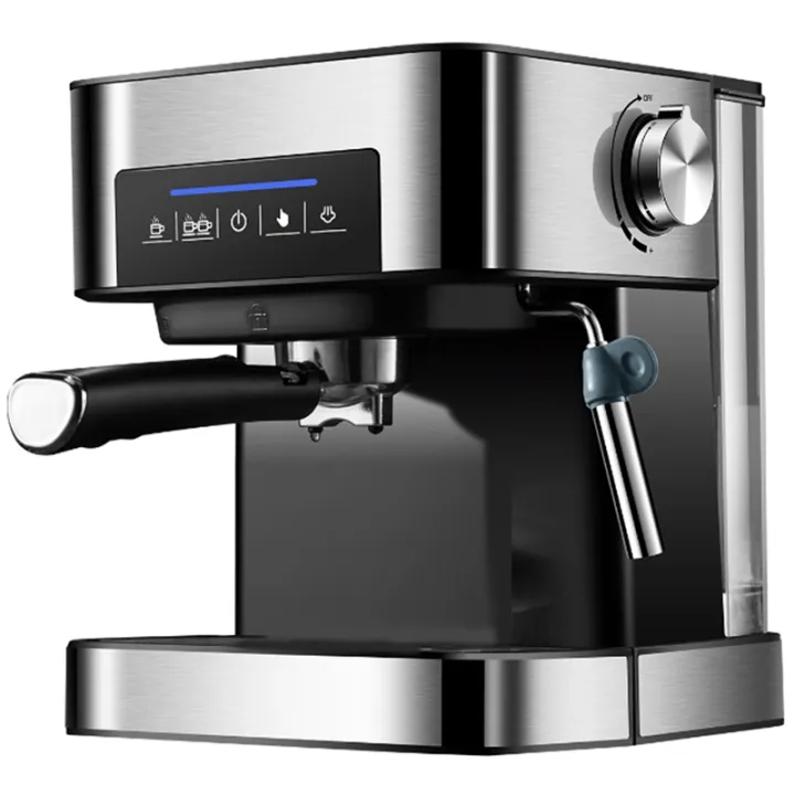 ZZUOM 1.6L 850W Italian Coffee Machine Small SemiAutomatic High