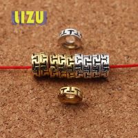 Tibetan Silver DIY Jewelry Accessories Retro Alloy Ancient Gold Ancient Silver Separator 6mm 8mm Reticulated Separated Beads Beads