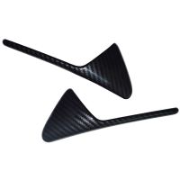 、‘】【’ 2Pcs ABS Carbon Fiber Car Front Fender Side Air Vent Cover Trim Gills Side Vent Sticker For Tesla Model 3 X S 2017- 2019