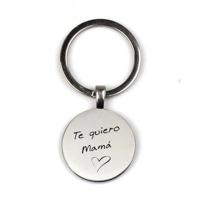 【CC】  quot;Te Quiero Mama quot; Keychain Personalized Women  39;S Jewelry Best Mother  39;S Day Fashion Keyring