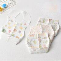 【YD】 10 Pcs Disposable Baby Bib Saliva  Feeding Go Out Kids Accessories 6Months-2Years