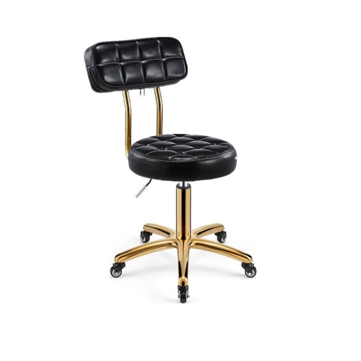 เก้าอี้พนักพิง-เก้าอี้ช่าง-ปรับขึ้นลงได้-เก้าอี้-เก้าอี้สตูลช่างทำเล็บ-เก้าอี้พนักพิงล้อเลื่อนหมุนได้360-องศา