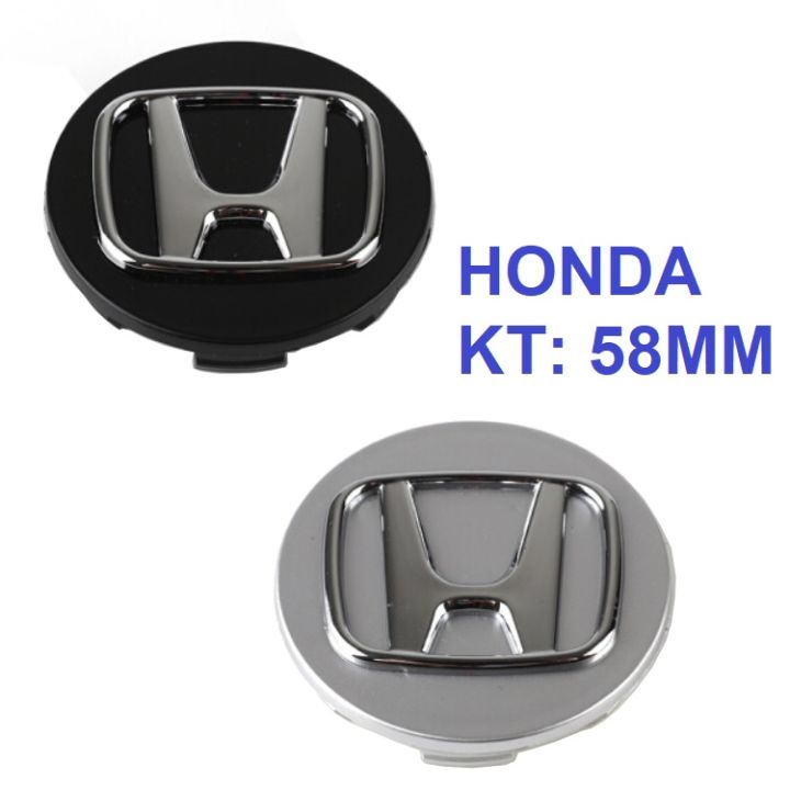 Logo chụp mâm, ốp lazang bánh xe ô tô Honda đường kính 58mm, chất ...