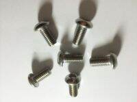 หัวปุ่มสแตนเลส M6x10mm เมตริก15ชิ้น/ล็อตซ็อกเก็ตหกเหลี่ยมสลักเกลียวที่เจาะฝา