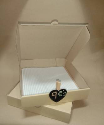 กล่องพิซซ่า 9 นิ้ว(100ใบ)  ขนาด 9x9x2 นิ้ว สีน้ำตาลกล่องเปล่า ไม่พิมพ์ลาย  ผลิตโดย Box465