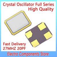 10PCS 4Pin 2016 2.0 * 1.6mm 27MHZ ควอตซ์เรโซเนเตอร์ 27.000MHZ 27M 20PF 10PPM SMD Patch Passive Crystal Oscillator Electronic Set