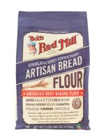 Bobs Red Mill Artisan Bread Flour แป้งทำขนมปัง Artisan ไม่ขัดสี 2.27 kg. (01-7287)