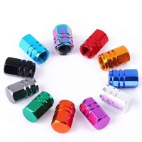 Aluminum Alloy Car Wheel Tire Valve Caps Tyre Rim Stem Covers Airdust Waterproof For Automobiles Motorcycles Trucks BikesAdhesives Tape