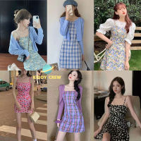 Kiddy Crew mini dress น่ารักใสๆ ทรงตรงมีให้เลือก หลายลาย ลายสก็อตสุดชิค  ชุดเดรสสั้นลายผีเสื้อ