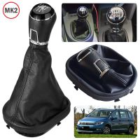 5/6 Speed Gear Shift Knob Lever Shifter Gaiter Boot Cover Collar Case For Volkswagen VW Touran 2003-2010 Car Styling Accessories