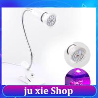 JuXie store 18 Leds Grow Growth Light With 360 Degrees Flexible Lamp Holder Clip Plant Flower Light For Hydroponic Indoor Desktop