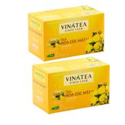 Combo 02 Hộp Trà Vinatea - Trà Hoa Cúc Mật ++ Túi Lọc 40 g