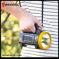 ?Quick Arrival?Powerful LED Solar Searchlight Portable Rechargeable Outdoor Camping Flashlights?Arrive 1-3 Days?