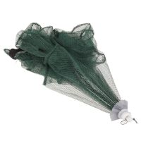 Folding Fishing Net Fish Shrimp Minnow Crab Baits Cast Mesh Trap