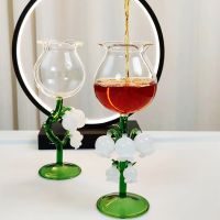 【CW】✼  of The Goblet Linglan Wine Glass Borosilicate the bell orchids Cup