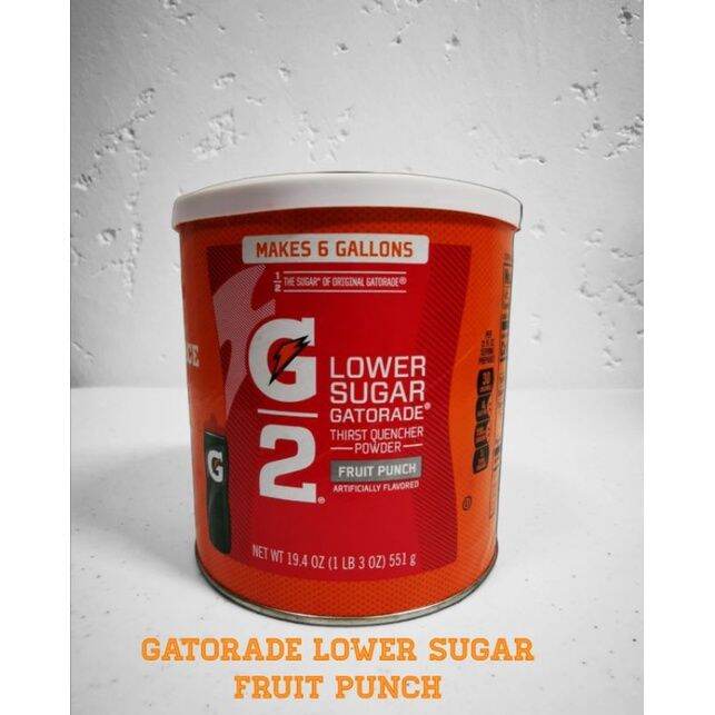 Gatorade G2 Less Sugar Fruit Punch/Grape Flavor Powder (6 Gallons