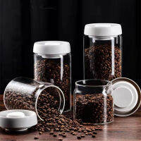 Food Coffee Beans Storage Bottles&amp;Jars with Cover Plastic Vacuum sealed Tank Storage Press and exhaust storage