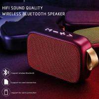 โปรโมชั่นพิเศษ!!! High Quality Portable Wireless Bluetooth Speaker ลำโพงบลูทูธ พกพาสะดวก มีสายห้อย ใช้งาน USB TF ลายกราฟฟิกผ้า