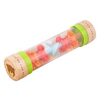 Hourglass Musical Toys Toddlers Rain Stick Rainmaker Montessori Instruments Kids Early Educational Wooden