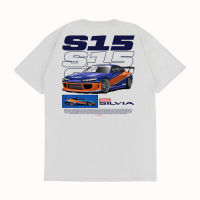 เสื้อยืดคอตตอนฤดูร้อน Mobil NISSAN SILVIA S15 HAN MONALISA TOKYO DRIFT Karimake เสื้อยืดลำลองฤดูร้อน เสื้อยืดคอตตอนฤดูร้อน S-5XL