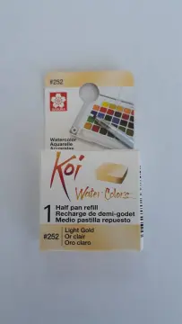 Superior 5/8Color Metallic Pearl Watercolor Pigment Set Gold Paint