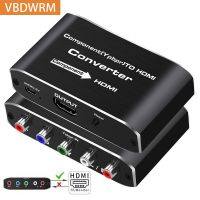 RGB Ypbpr Component to HDMI Converter 1080P RGB Video Cable Adapter  HDMI Converter for PS4 PS5 Xbox Series DVD HDTV