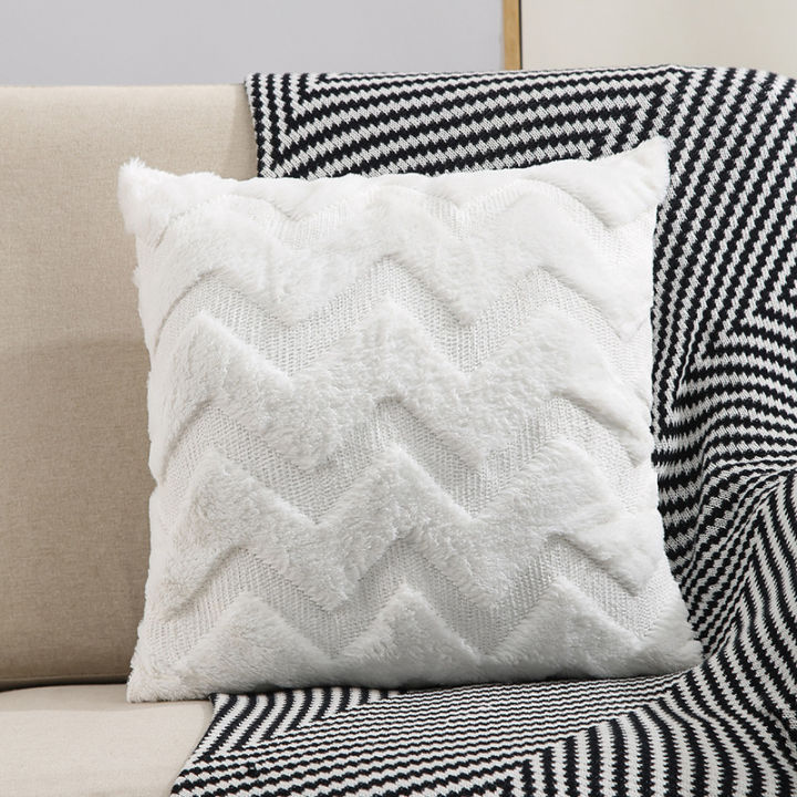 european-pillow-shell-cushion-case-solid-color-pillowcase-soft-plush-wool-pillow-covers-pillowcase-pillow-covers