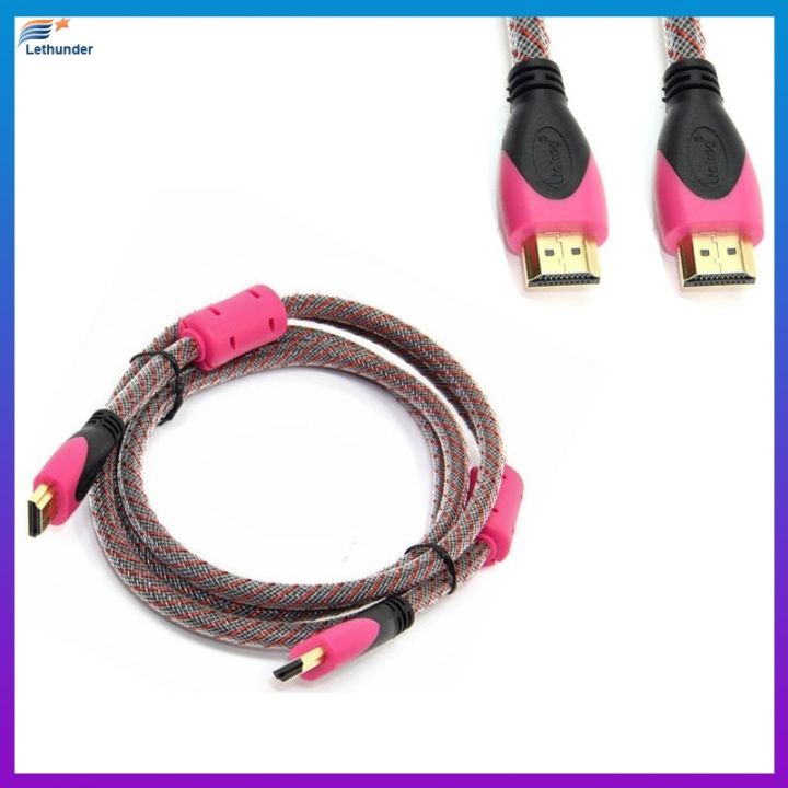 สายเคเบิลที่รองรับ-hdmi-ชาย-เป็น-hdmi-ชาย-ความเร็วสูงสำหรับ-hdtv-xbox-ps3คอมพิวเตอร์1-5m-3m