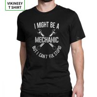 Mechanic Tshirts Men Car Fix Engineer Awesome Cotton Tee Crew Neck T Clothes