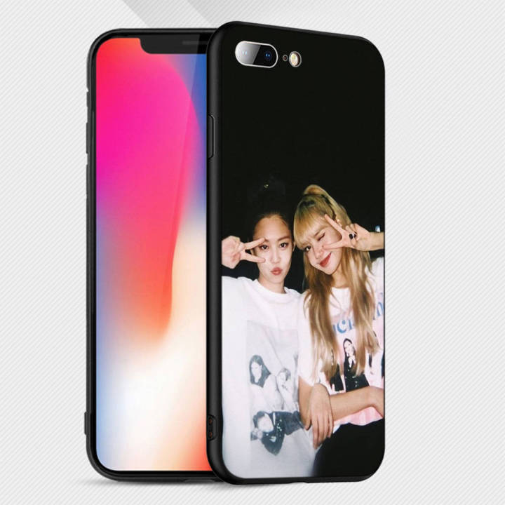 12gv-cute-lisa-kpop-อ่อนนุ่ม-high-quality-ซิลิโคน-tpu-phone-เคสโทรศัพท์-ปก-หรับ-iphone-7-8-11-12-13-14-pro-xs-max-se-x-xr-plus-se