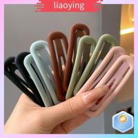 LIAOYING 12pcs/lot รูปวงรี ปิ่นปักผมโลหะผสม สีทึบทึบ แบบด้าน กิ๊ฟบ๊อบบี้ อุปกรณ์เสริมผม เป็นรูกลวง คลิปหนีบผม สำหรับผู้หญิง