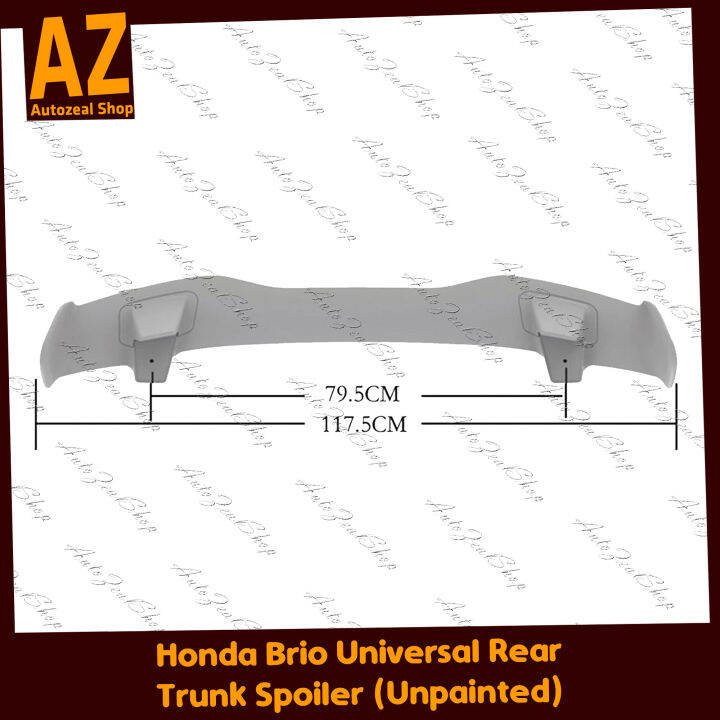 Honda Brio Universal Rear Trunk Spoiler (Unpainted) Lazada PH